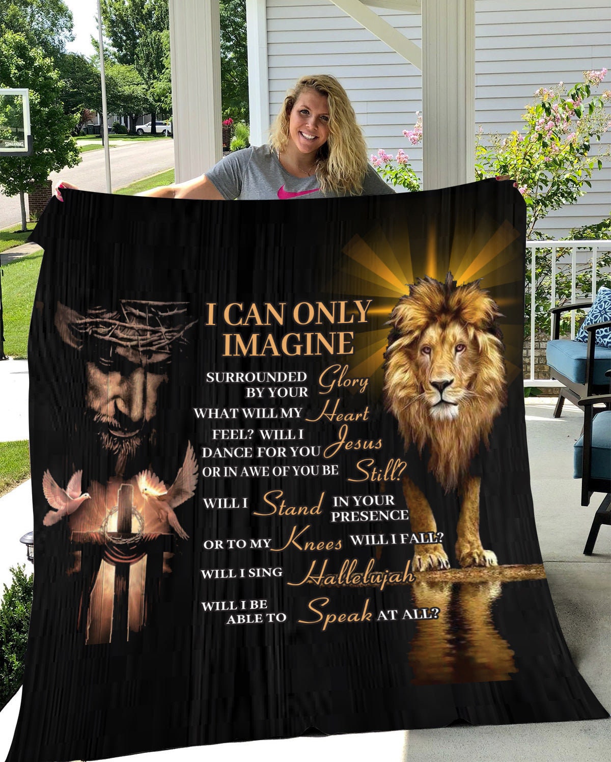 I Can Only Imagine - Christian Theme | Premium Plush Blanket, Queen, Throw, Fleece, Sherpa