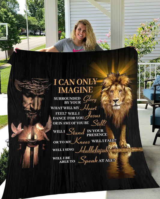 I Can Only Imagine - Christian Theme | Premium Plush Blanket, Queen, Throw, Fleece, Sherpa