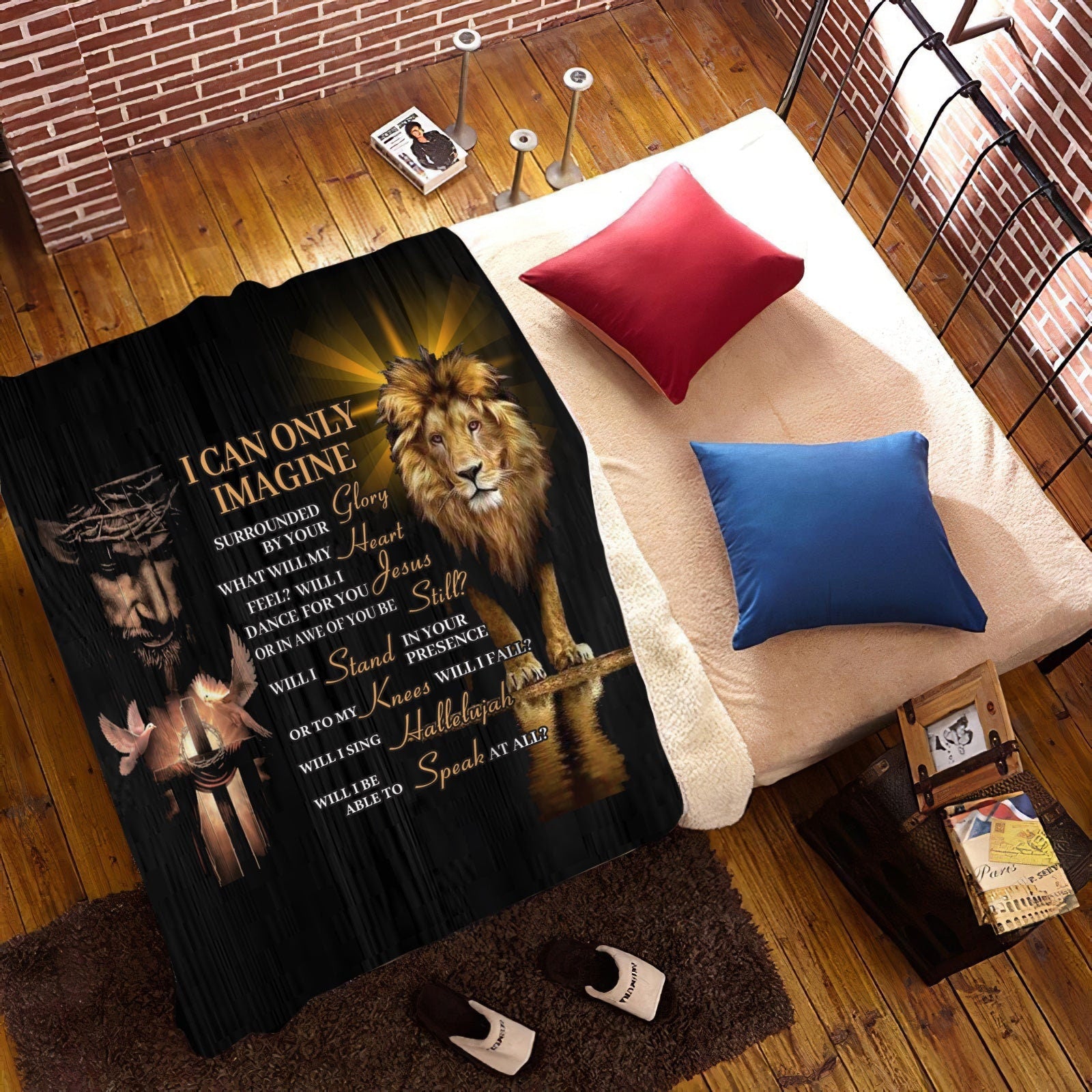 I Can Only Imagine - Christian Theme | Premium Plush Blanket, Queen, Throw, Fleece, Sherpa