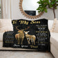 To My Son - This Old Hunter | Premium Plush Blanket