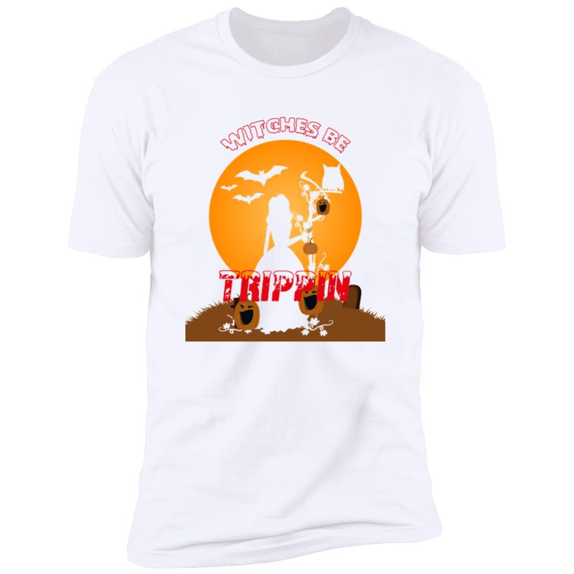 Witches Be Trippin | Premium Graphic Unisex Tee T-Shirt, Halloween