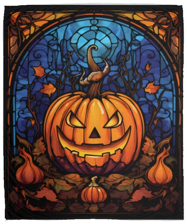 Jack-O-Lantern | Premium Plush Halloween Blanket