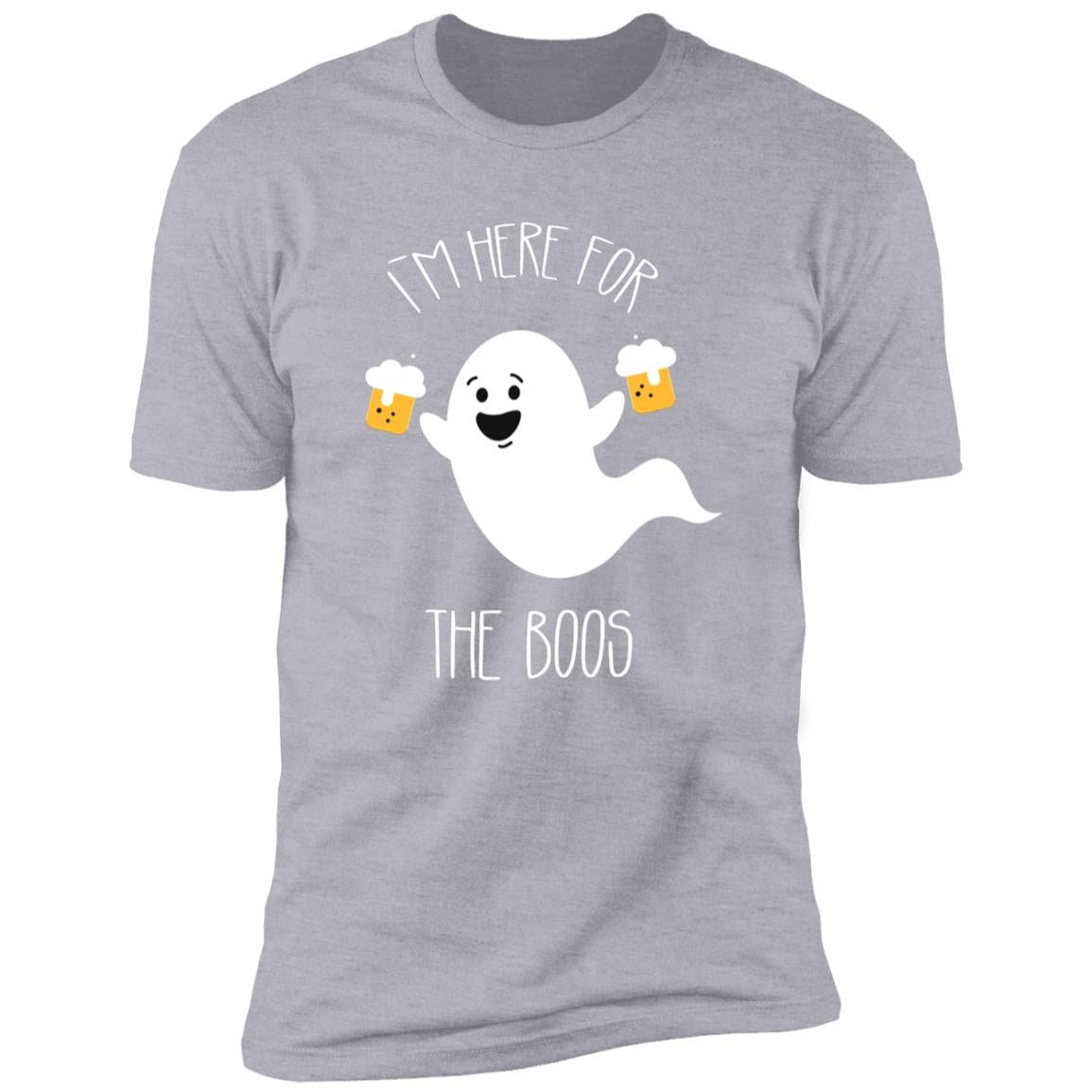 Here For The Boos | Premium Graphic Unisex Tee T-Shirt, Halloween