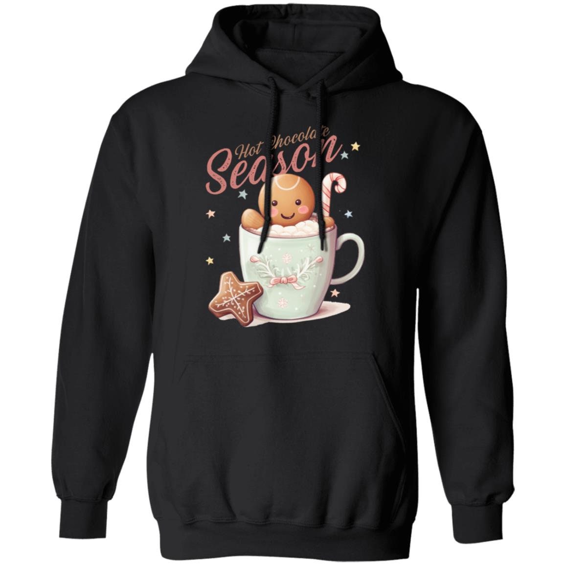 Hot Chocolate Season - Premium Graphic Pullover Hoodie