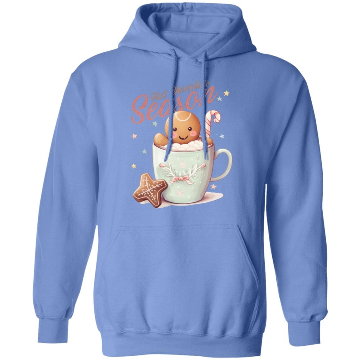 Hot Chocolate Season - Premium Graphic Pullover Hoodie