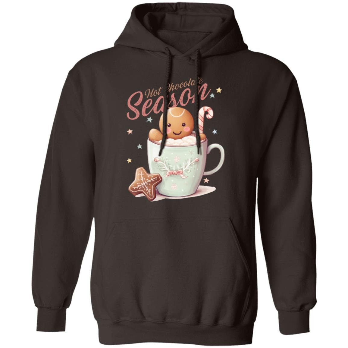 Hot Chocolate Season - Premium Graphic Pullover Hoodie