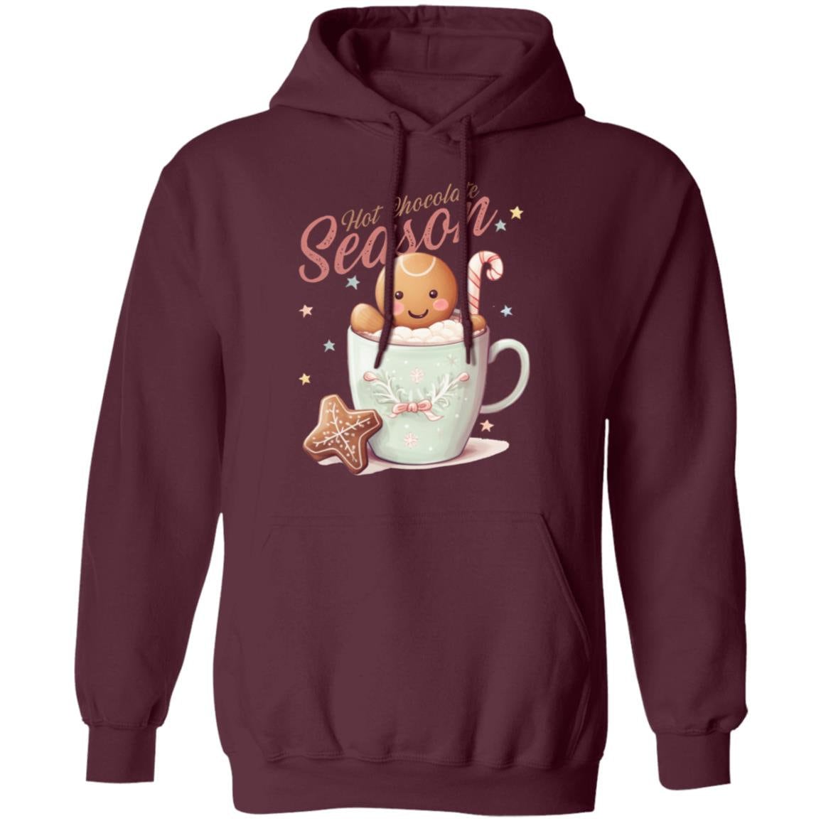 Hot Chocolate Season - Premium Graphic Pullover Hoodie