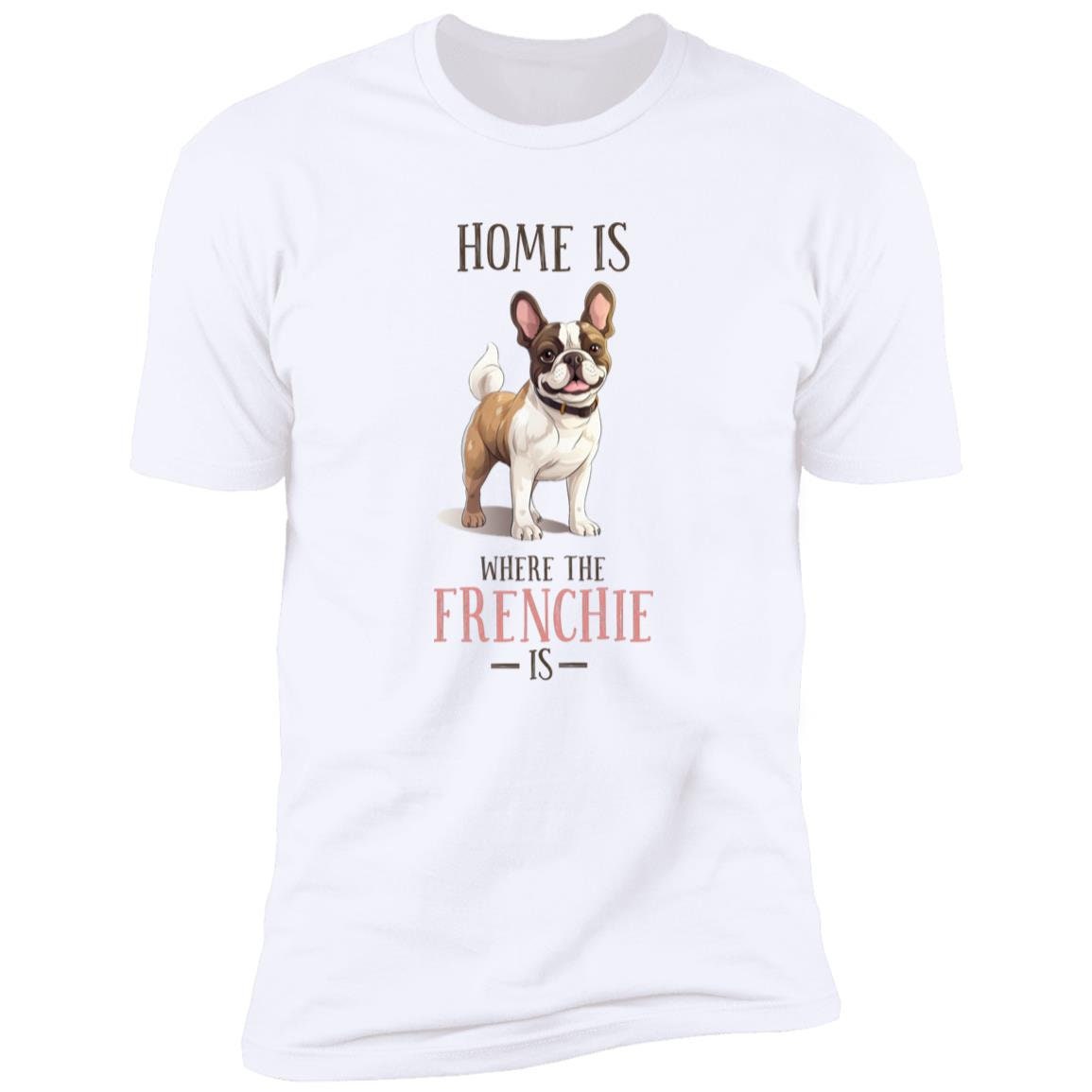Dog Lovers - Frenchie - Premium Cotton Graphic Tee T-Shirt