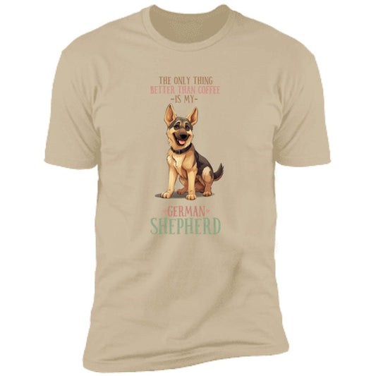 Dog Lovers - German Shepherd - Premium Cotton Graphic Tee T-Shirt