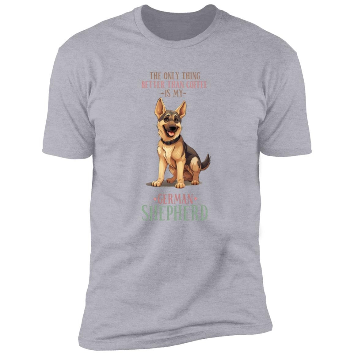 Dog Lovers - German Shepherd - Premium Cotton Graphic Tee T-Shirt