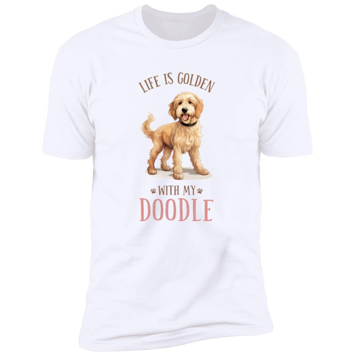 Dog Lovers - Doodle - Premium Cotton Graphic Tee T-Shirt