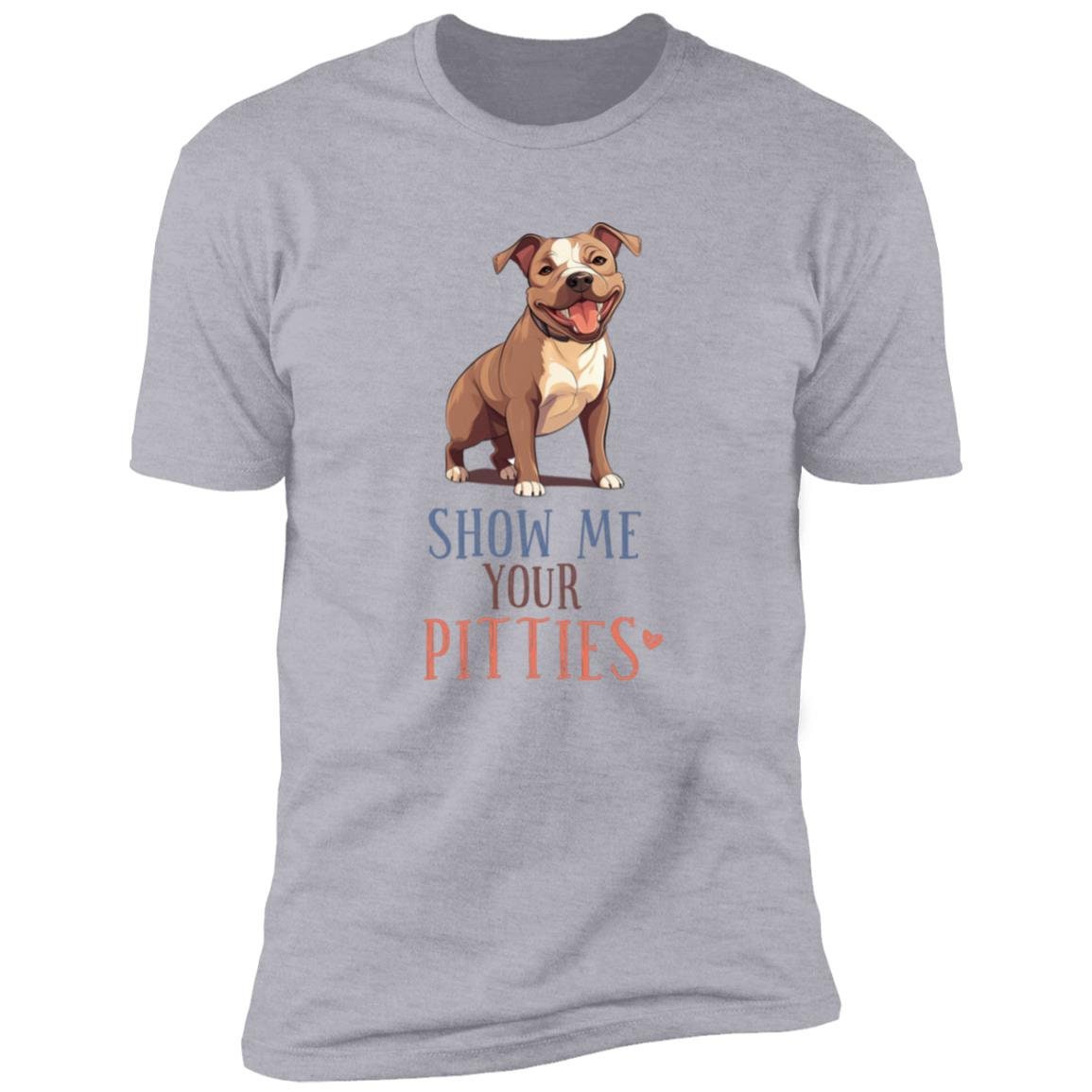 Dog Lovers - Pitbull - Premium Cotton Graphic Tee T-Shirt