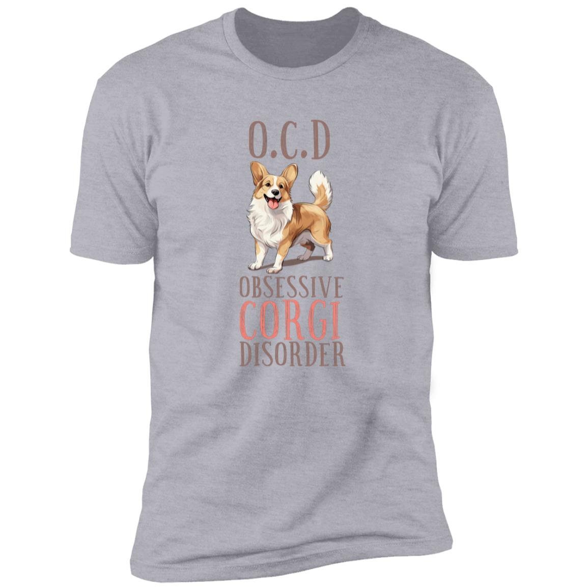 Dog Lovers - Corgi - Premium Cotton Graphic Tee T-Shirt