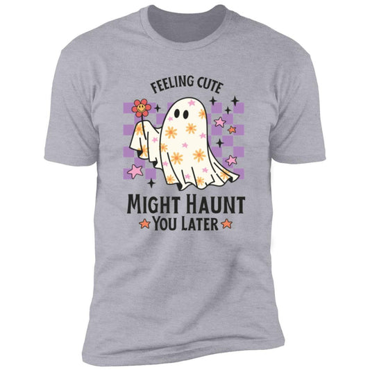 Feeling Cute - Premium Cotton Halloween Graphic Tee T-Shirt