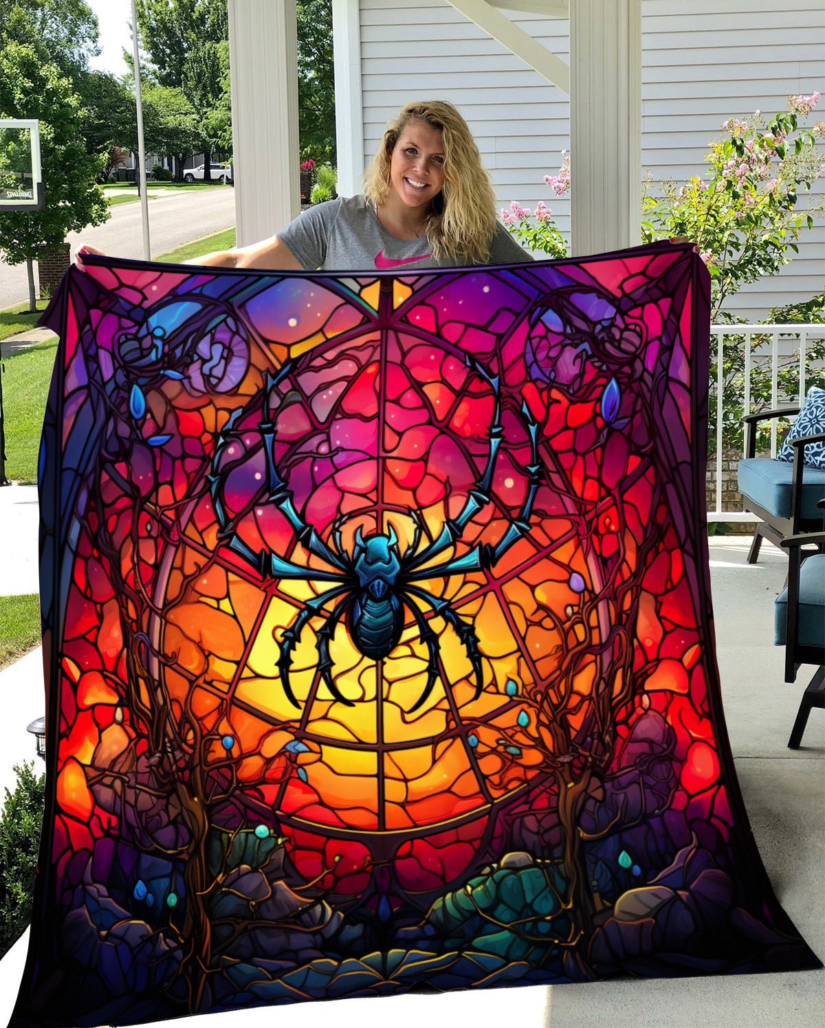Halloween Spider - Premium Plush Blanket