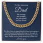 My Amazing Dad | I'm Grateful - Cuban Link Chain