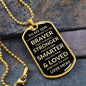 To My Son | Dog Tag Necklace, Gift from Mom, Gift for Son, Christmas, Birthday, Graduation Gift