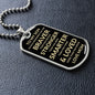 To My Son | Dog Tag Necklace, Gift from Mom, Gift for Son, Christmas, Birthday, Graduation Gift
