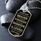 To My Son | Dog Tag Necklace, Gift from Mom, Gift for Son, Christmas, Birthday, Graduation Gift
