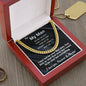Cuban Link Chain Necklace for My Man - Funny & Sweet Gift for Boyfriend - Boyfriend Christmas Gift for Him - Boyfriend Valentines