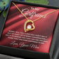 To My Girlfriend Necklace, Anniversary Gift for Girlfriend, Girlfriend Birthday, Girlfriend Necklace, Christmas Gift For Girlfriend