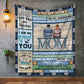 To My Son From Mom - So Proud of You | Premium Plush Blanket