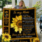 To My Mom - My World | Premium Plush Blanket
