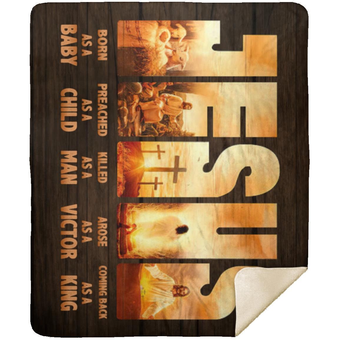 Jesus - My King | Premium Plush Blanket