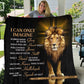 Lion - I Can Only Imagine | Premium Plush Blanket, Queen, Throw, Fleece, Sherpa
