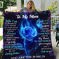 Mom - You Are My World | Premium Plush Blanket, Queen, Throw, Fleece, Sherpa