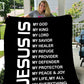 Jesus - My King | Premium Plush Blanket, Queen, Throw, Fleece, Sherpa