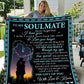 To My Soulmate - With Love & Kisses | Premium Plush Blanket