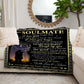 To My Soulmate - Forever | Premium Plush Blanket, Queen, Throw, Fleece, Sherpa