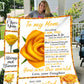 To My Mom - I love You | Premium Plush Blanket, Queen, Throw, Fleece, Sherpa
