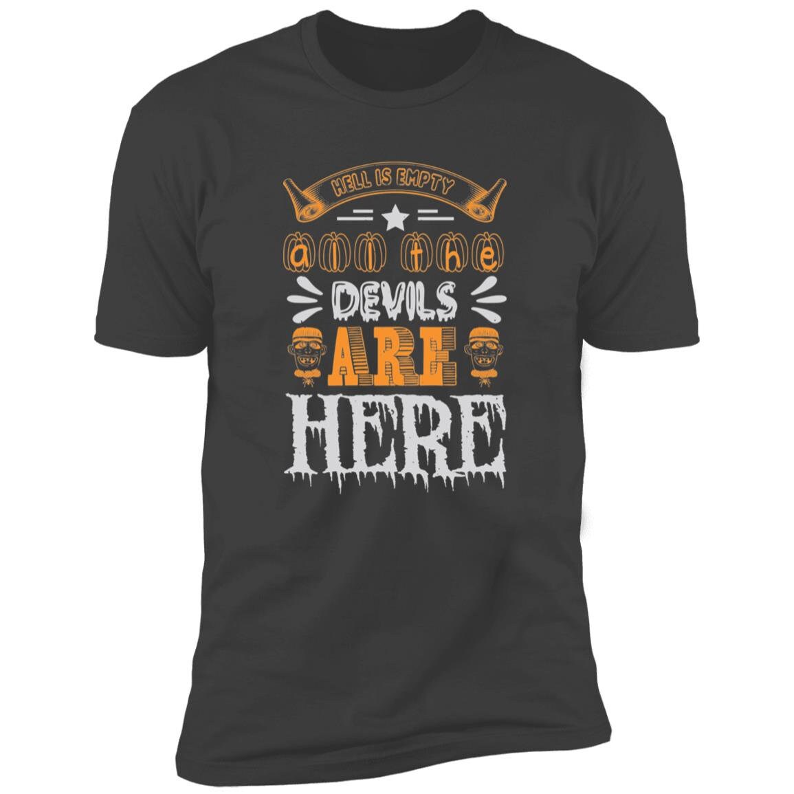 All The Devils Are Here | Premium Graphic Unisex Tee T-Shirt, Halloween