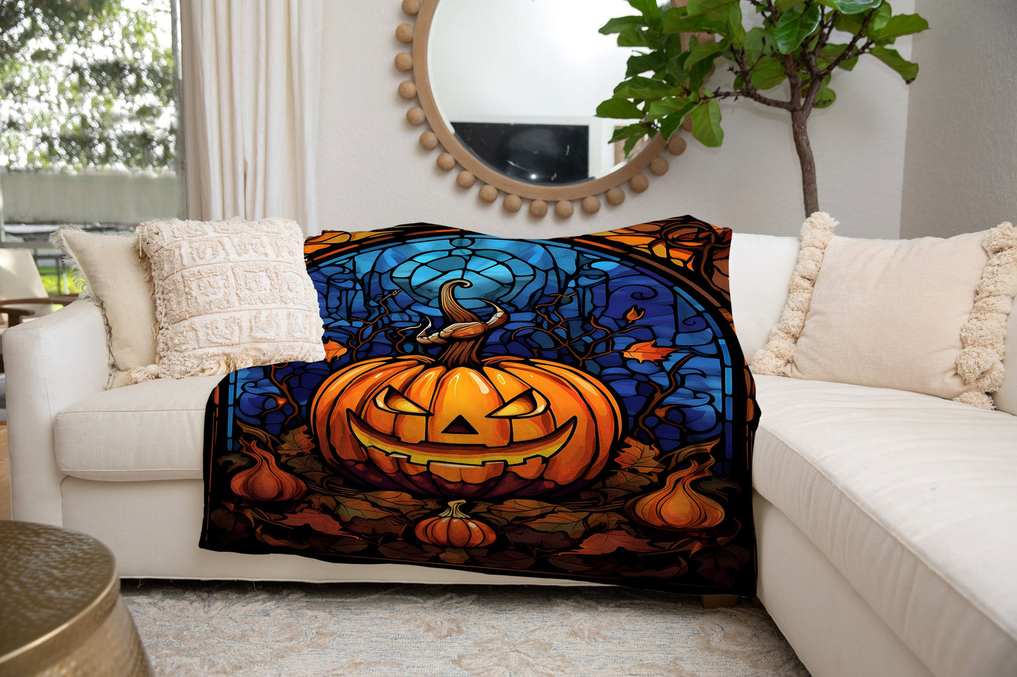 Jack-O-Lantern | Premium Plush Halloween Blanket