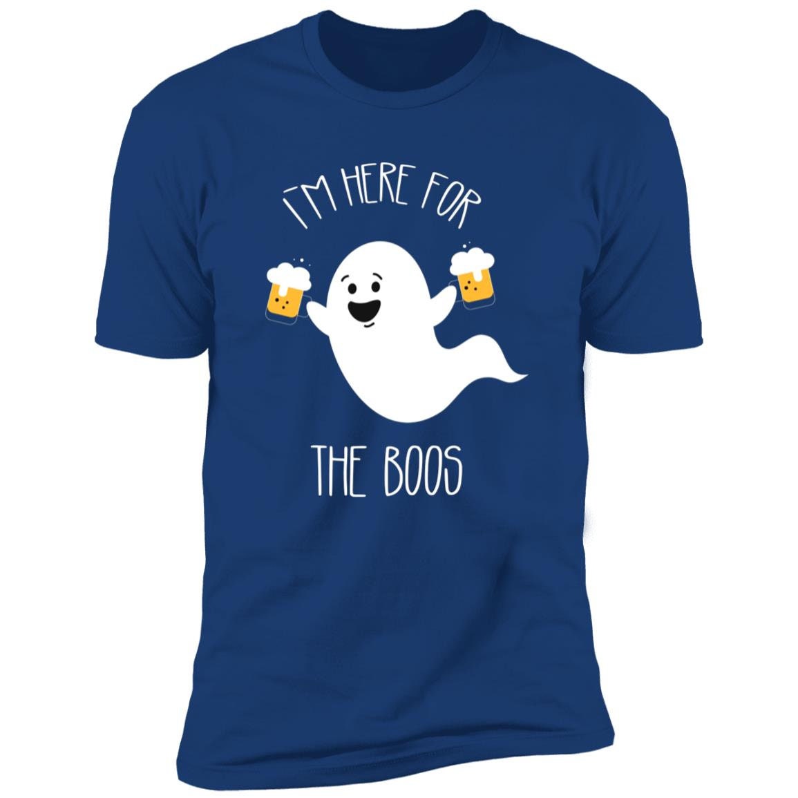 Here For The Boos | Premium Graphic Unisex Tee T-Shirt, Halloween
