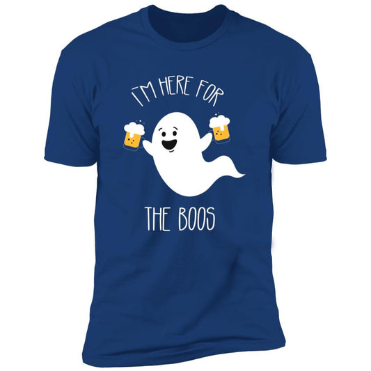 Here For The Boos | Premium Graphic Unisex Tee T-Shirt, Halloween