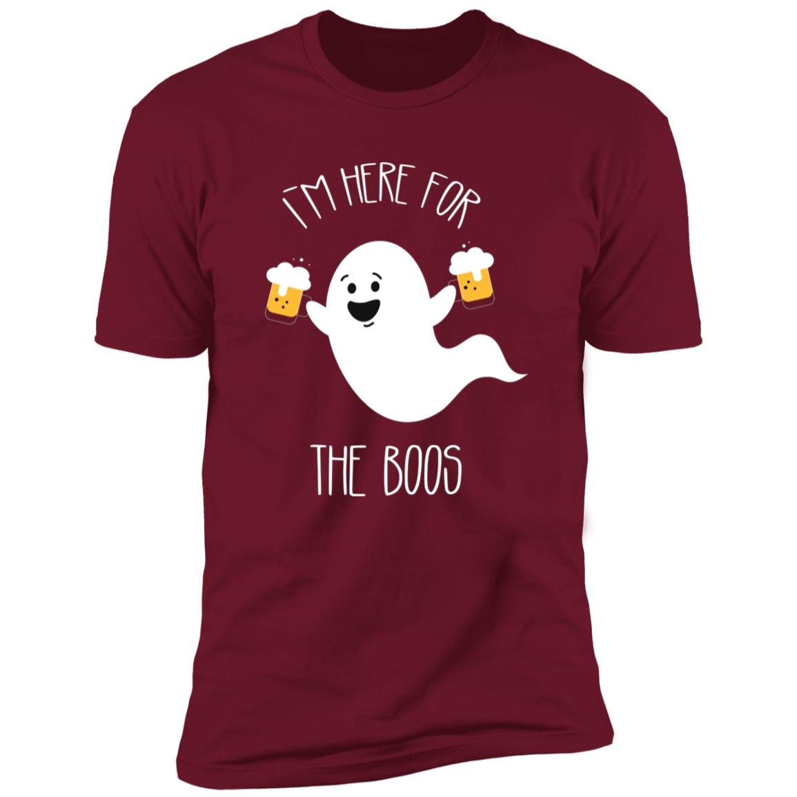Here For The Boos | Premium Graphic Unisex Tee T-Shirt, Halloween