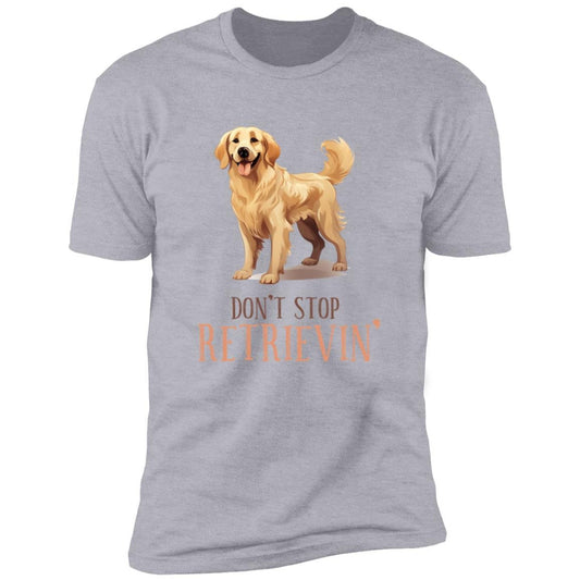 Dog Lovers - Golden Retriever - Premium Cotton Graphic Tee T-Shirt