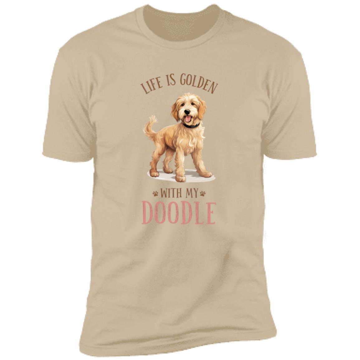 Dog Lovers - Doodle - Premium Cotton Graphic Tee T-Shirt