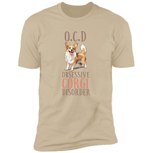 Dog Lovers - Corgi - Premium Cotton Graphic Tee T-Shirt
