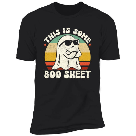 This Is Some BOO Sheet - Premium Cotton Graphic Tee T-Shirt - Halloween