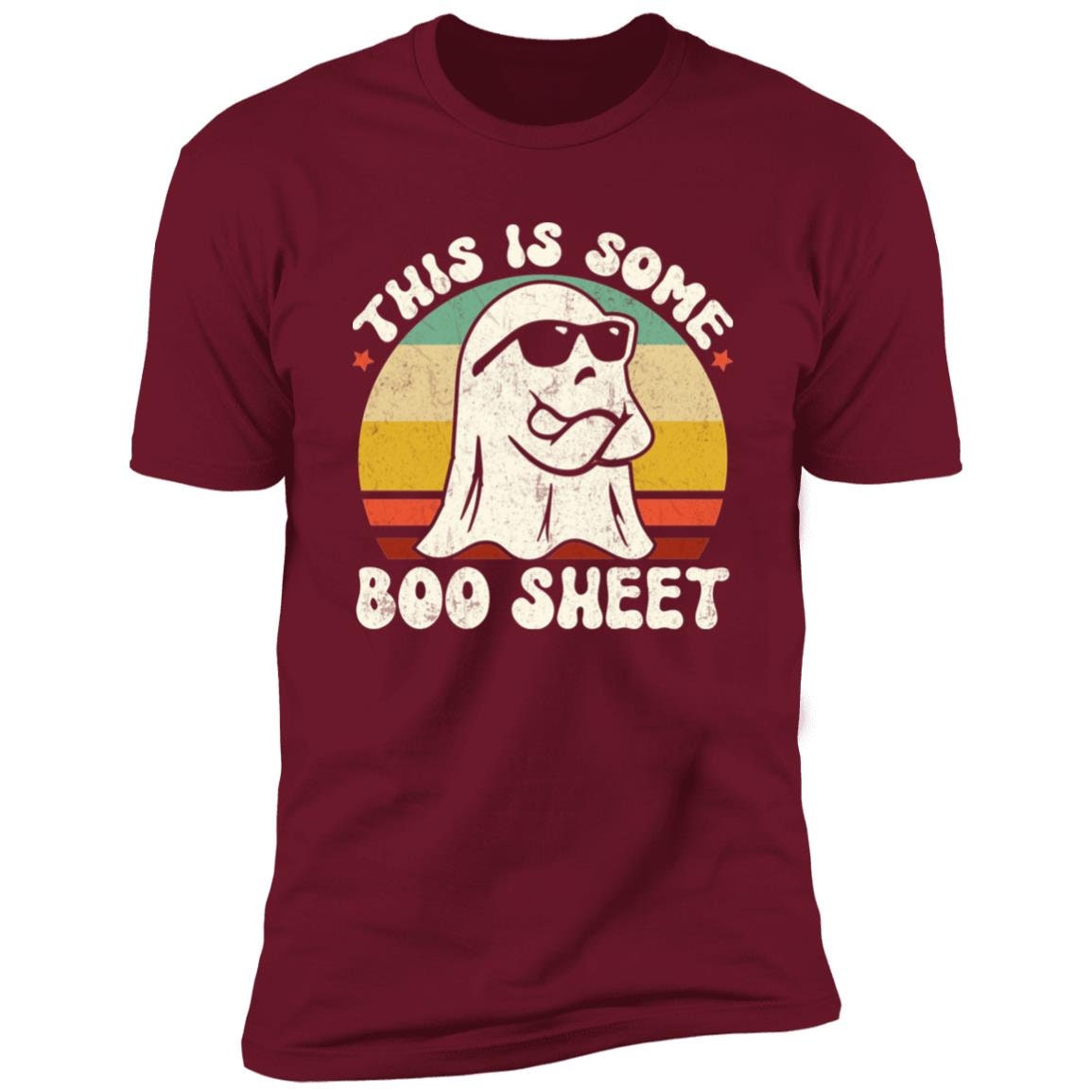 This Is Some BOO Sheet - Premium Cotton Graphic Tee T-Shirt - Halloween