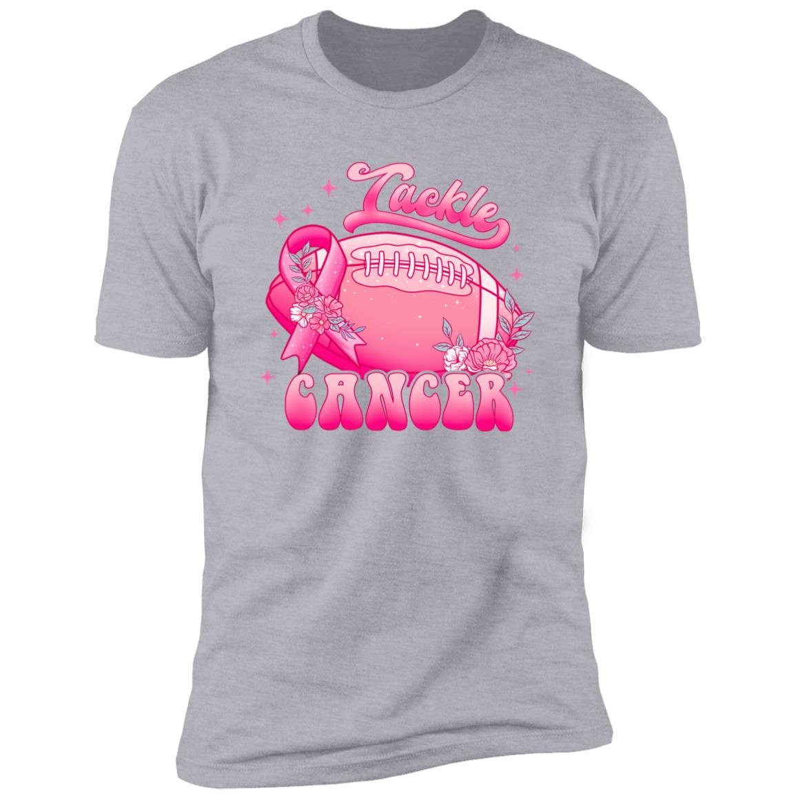 Tackle Cancer - Premium T-Shirt - Breast Cancer Awareness