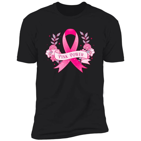 Pink Power - Premium T-Shirt - Breast Cancer Awareness