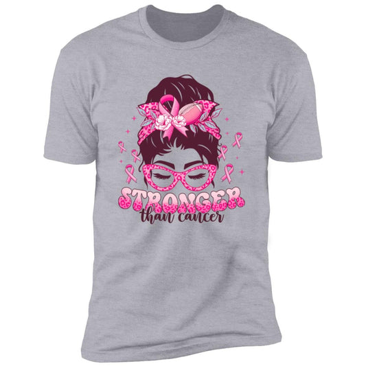 Stronger Than Cancer - Premium T-Shirt - Breast Cancer Awareness
