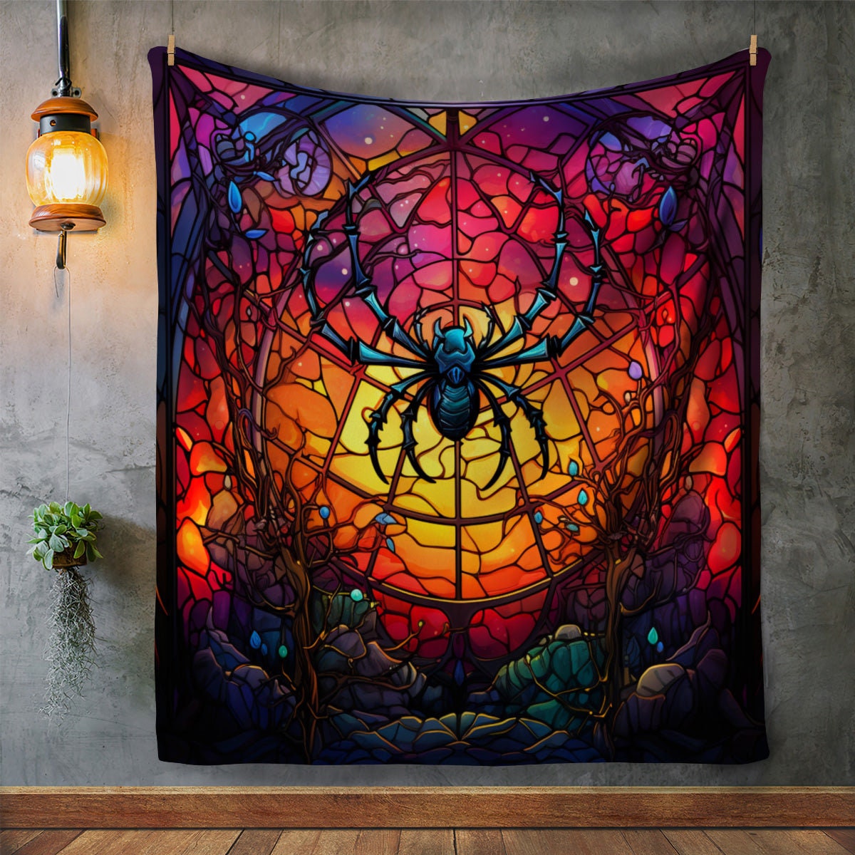 Halloween Spider - Premium Plush Blanket