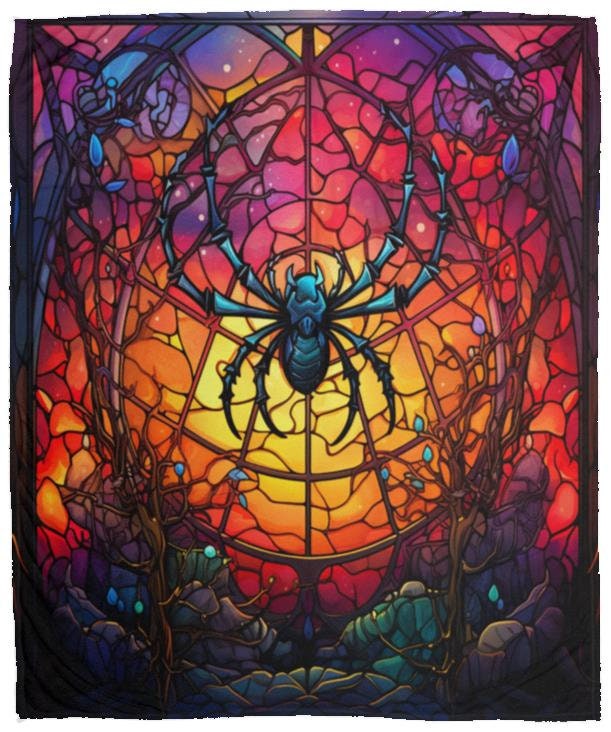 Halloween Spider - Premium Plush Blanket
