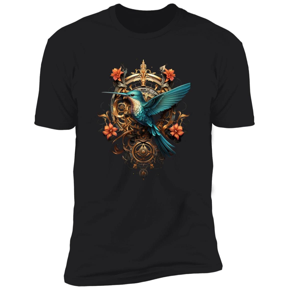 Blue Humming Bird - Premium T-Shirt
